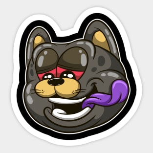 hangover animal cartoon Sticker